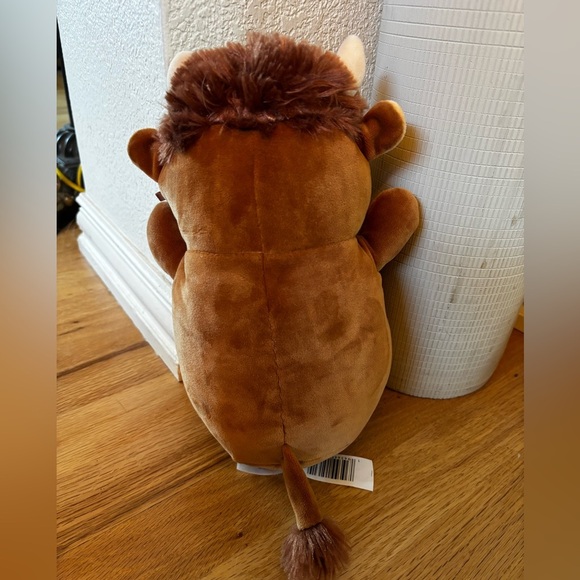 Hug Mees SQUISHMALLOWS Dunkie Bison Buffalo Stuffed Plush Animal 🐝 - Picture 2 of 3